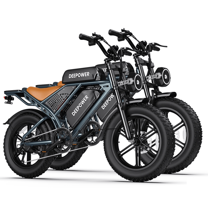 DEEPOWER S7 - Pro 1500W 7 - Speed Fat Tire Mountain E - Bike - The Wright Bikes