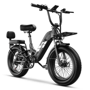 CYBERVELO EK12 750W 20" Fat Tire Cargo E - Bike - The Wright Bikes