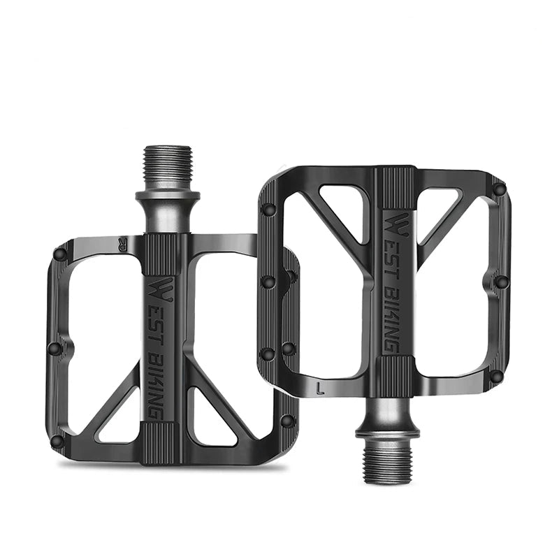 WEST BIKING Waterproof Non - Slip Bicycle Pedals - The Wright Bikes