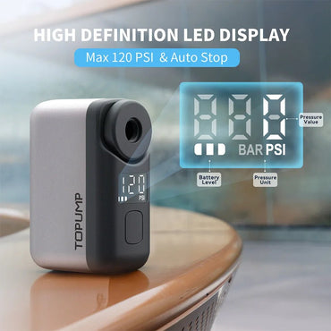TOPUMP TB2 PRO Portable Electric Air Pump - The Wright Bikes