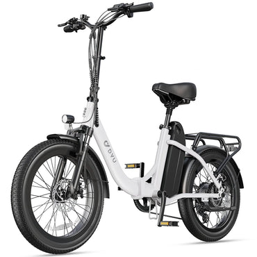 DYU C9 250W Fat Tire Folding Electric Bike - The Wright Bikes