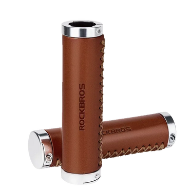 ROCKBROS Premium Leather Bicycle Handlebar Grip