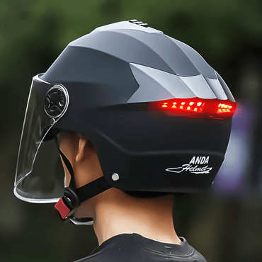 Universal E - Bike/Motorcycle Double Visor Helmet - The Wright Bikes