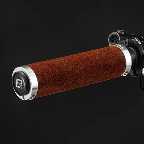 ROCKBROS Anti - Slip Leather Bicycle Grips - The Wright Bikes