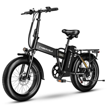 CYBERVELO EK4 1000W 7 - Speed Fat Tire Folding E - Bike - The Wright Bikes