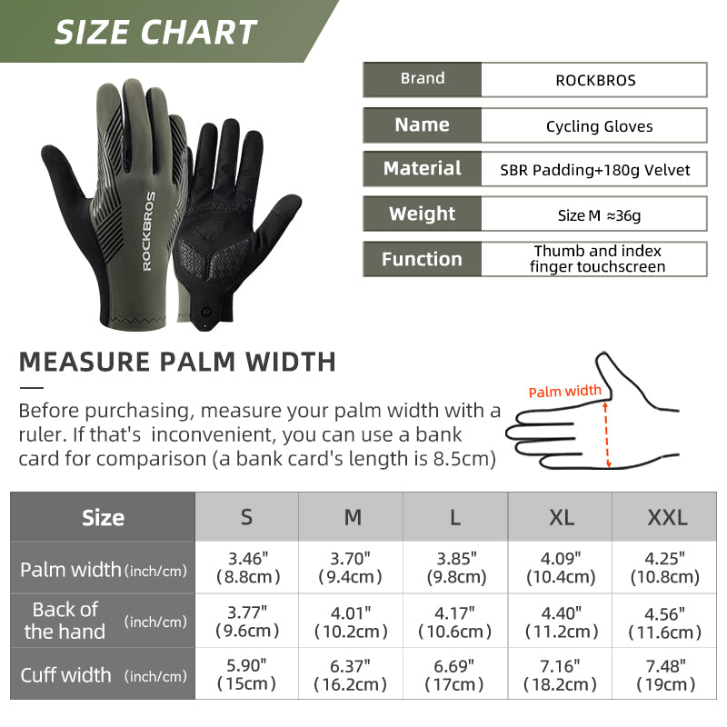 ROCKBROS Breathable Anti-Slip Summer Cycling Gloves image 11