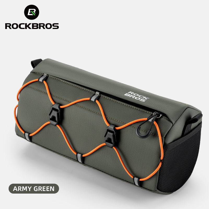 ROCKBROS Bicycle Front Tube Bag 2.2L Capacity Handlebar Bag image 21