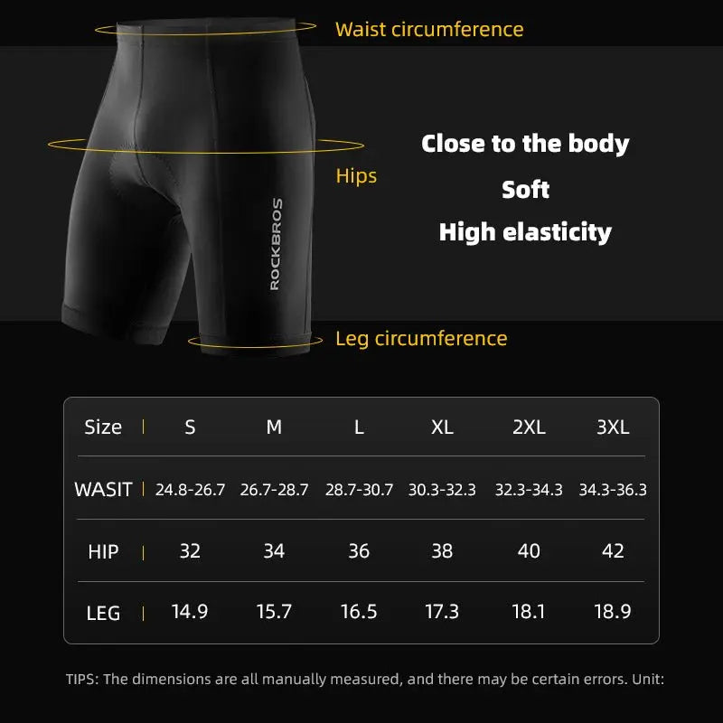 ROCKBROS MTB Shockproof Summer Cycling Shorts - The Wright Bikes