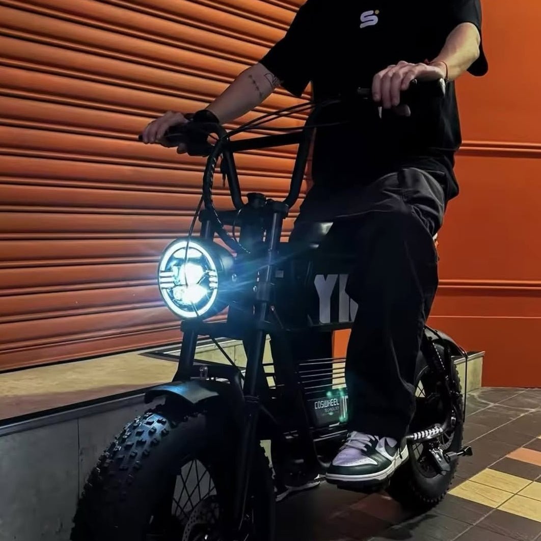 COSWHEEL Y16 1000W 48V Fat Tire Mountain E - Bike - The Wright Bikes