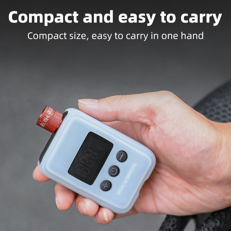 ROCKBROS 150 PSI Portable Pocket Bike Electric Air Pump image 4