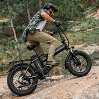 CYBERVELO EK4 1000W 7-Speed Fat Tire Folding E-Bike