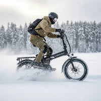 CYBERVELO EK4 1000W 7 - Speed Fat Tire Folding E - Bike - The Wright Bikes