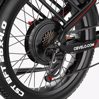 CYBERVELO EK9 5000W 7-Speed Fat Tire Mountain E-Bike