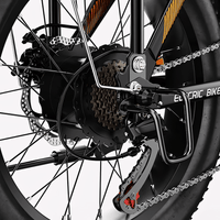 CYBERVELO EK4 1000W 7 - Speed Fat Tire Folding E - Bike - The Wright Bikes