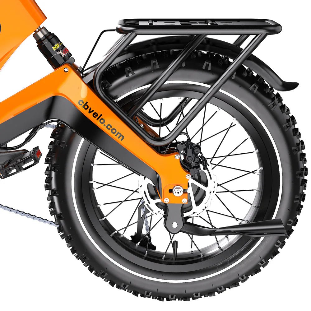 CYBERVELO EK6 2000W 8 - Speed Fat Tire Folding E - Bike - The Wright Bikes