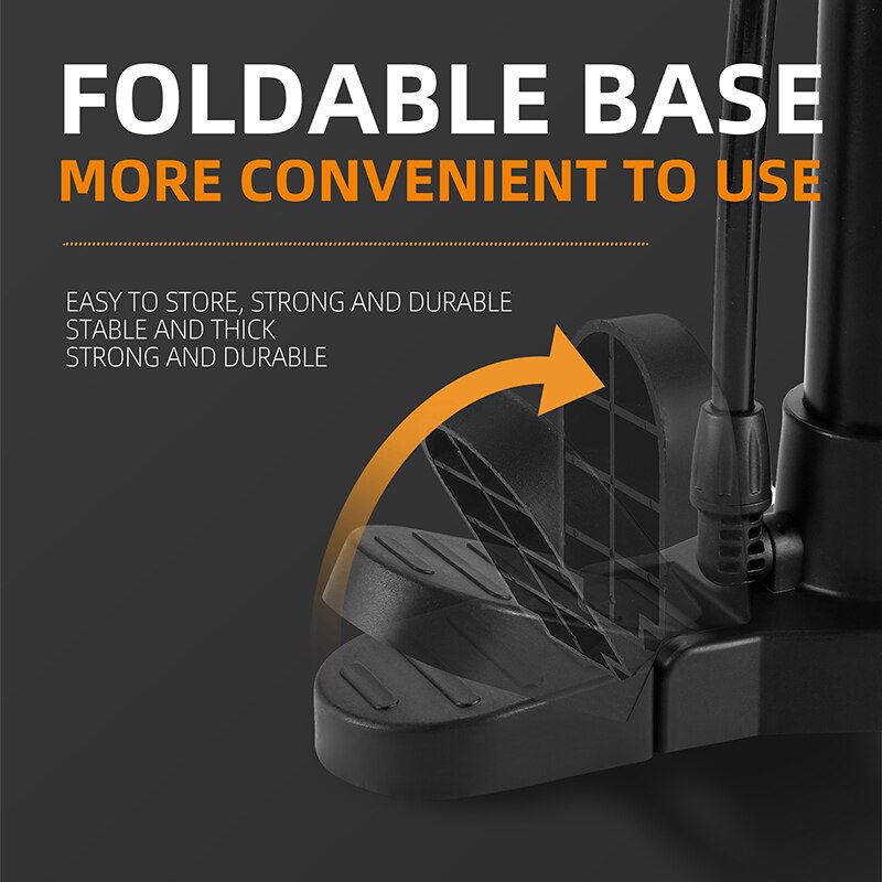 WEST BIKING 160PSI Portable Bicycle Pump image 6