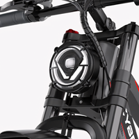 CYBERVELO EK9 5000W 7-Speed Fat Tire Mountain E-Bike