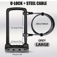 ETOOK Heavy Duty 20T Bicycle U-lock image 18