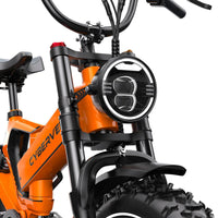 CYBERVELO EK6 2000W 8 - Speed Fat Tire Folding E - Bike - The Wright Bikes