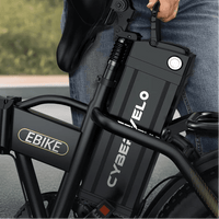 CYBERVELO EK4 1000W 7 - Speed Fat Tire Folding E - Bike - The Wright Bikes