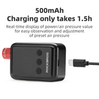 ROCKBROS 150 PSI Portable Pocket Bike Electric Air Pump image 7