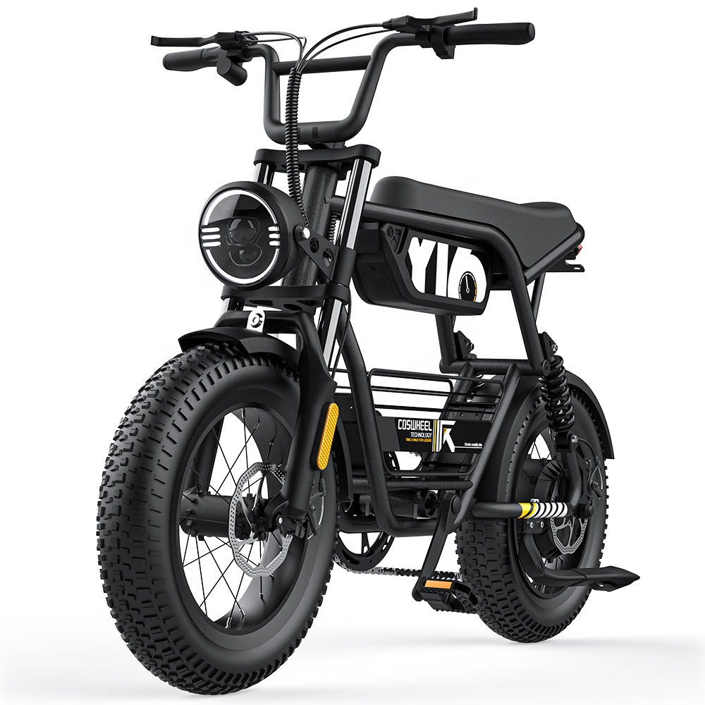 COSWHEEL Y16 1000W 48V Fat Tire Mountain E - Bike - The Wright Bikes