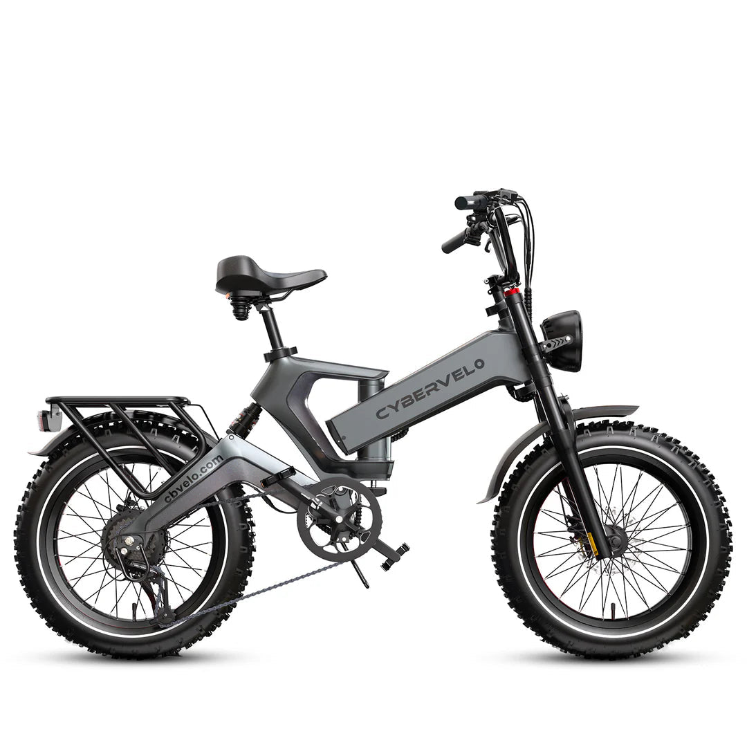 CYBERVELO EK6 2000W 8-Speed Fat Tire Folding E-Bike