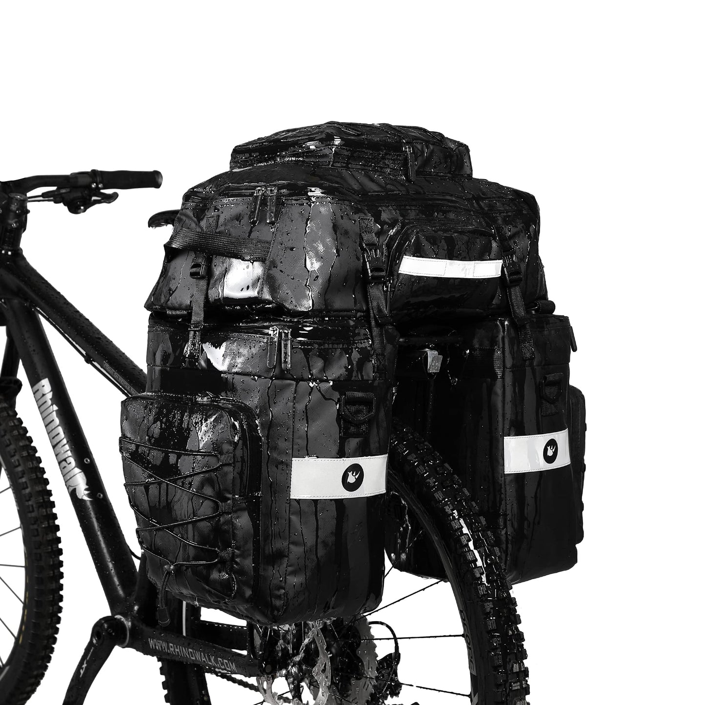 RHINOWALK 3-In-One Bike Pannier Bag