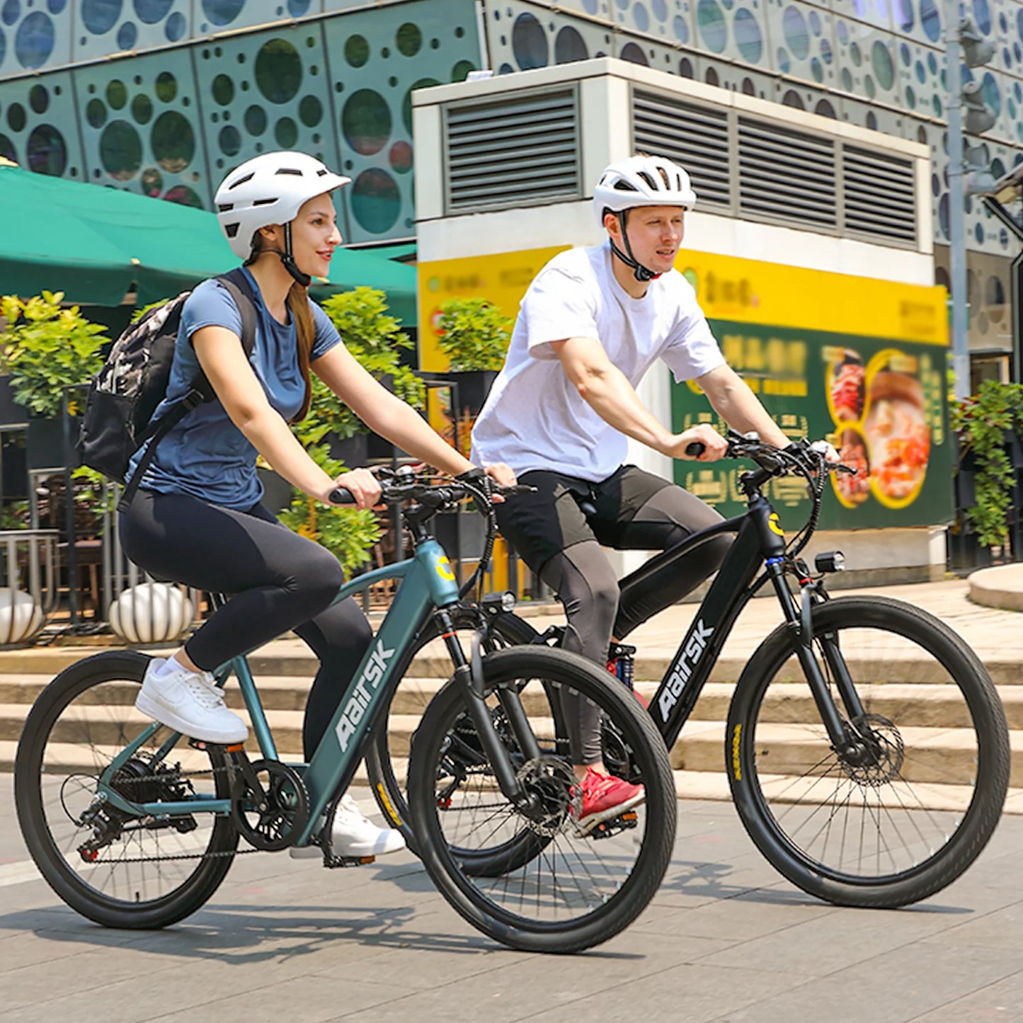 AAIRSK GT900 400W 21 - Speed Urban Mountain E - Bike - The Wright Bikes