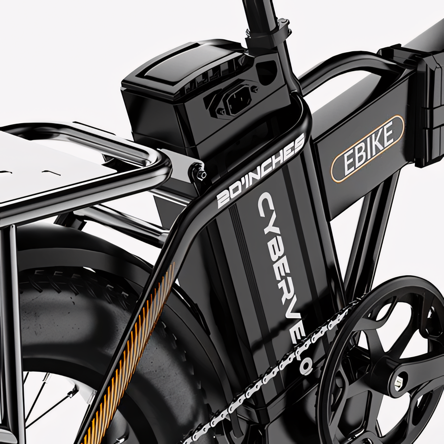 CYBERVELO EK4 1000W 7-Speed Fat Tire Folding E-Bike