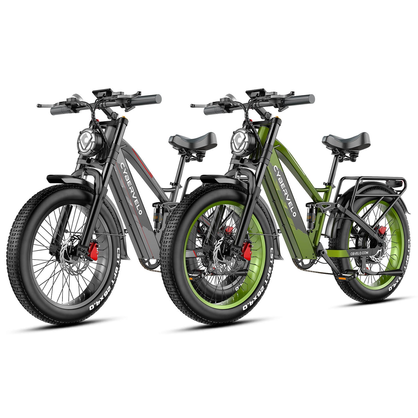 CYBERVELO EK9 5000W 7-Speed Fat Tire Mountain E-Bike