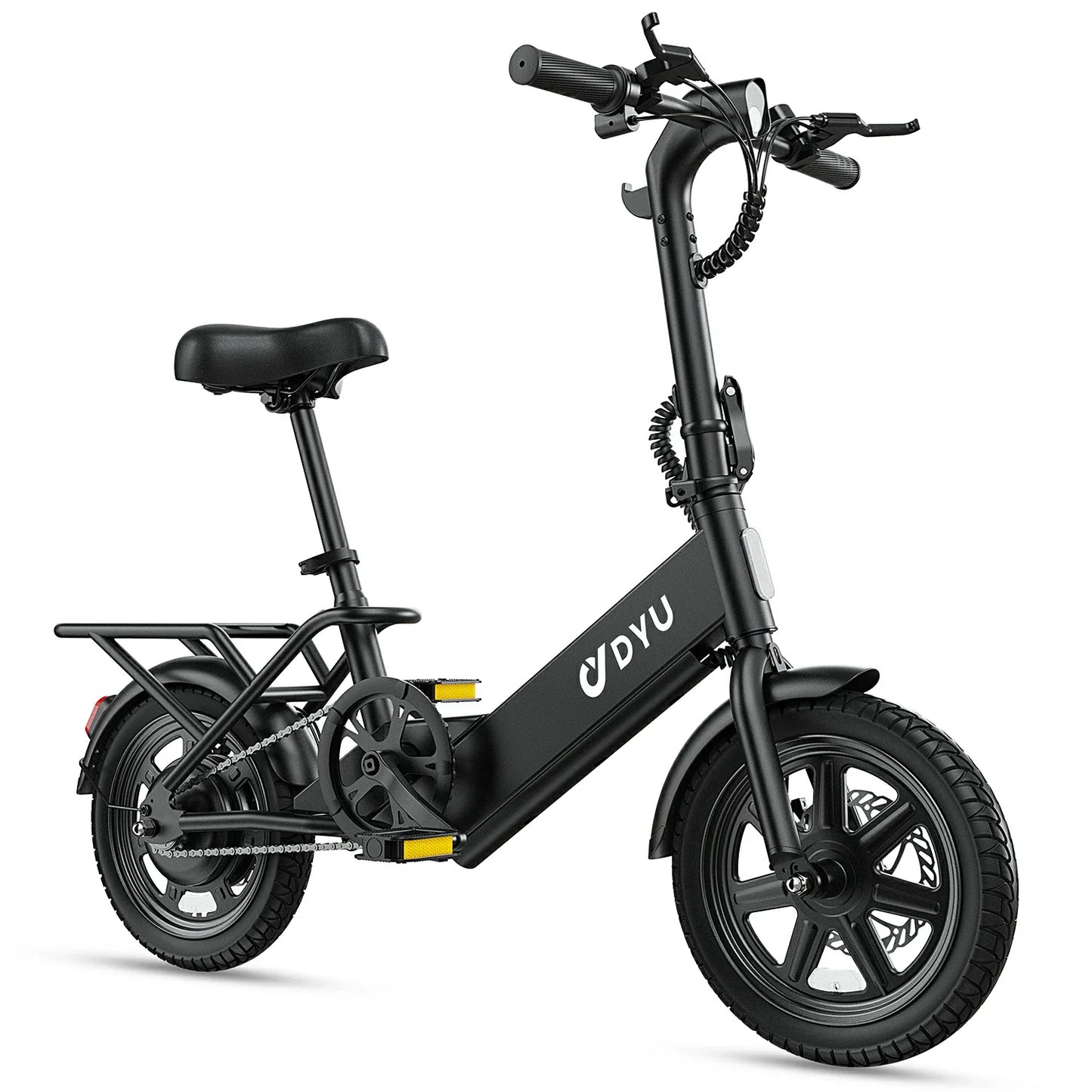 DYU C3 500W 14" Folding Electric City Bike - The Wright Bikes