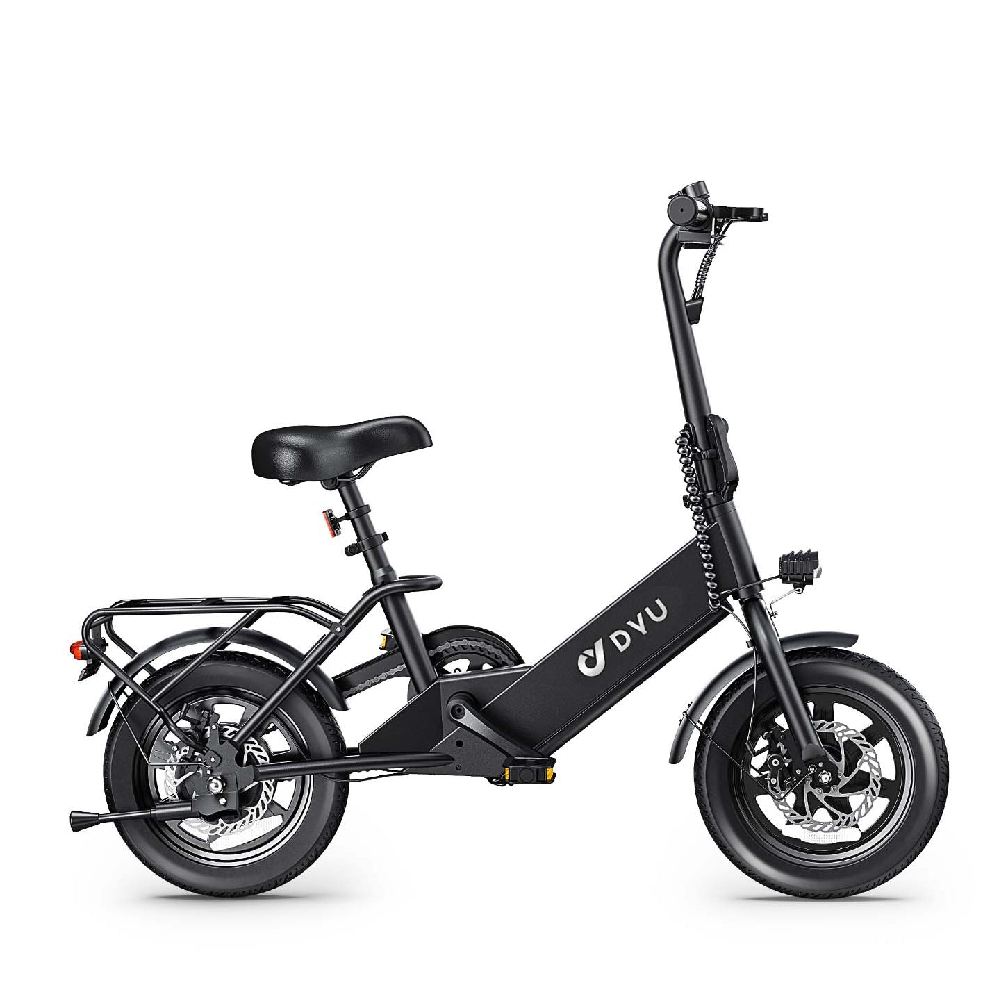 DYU C3 500W 14" Folding Electric City Bike - The Wright Bikes