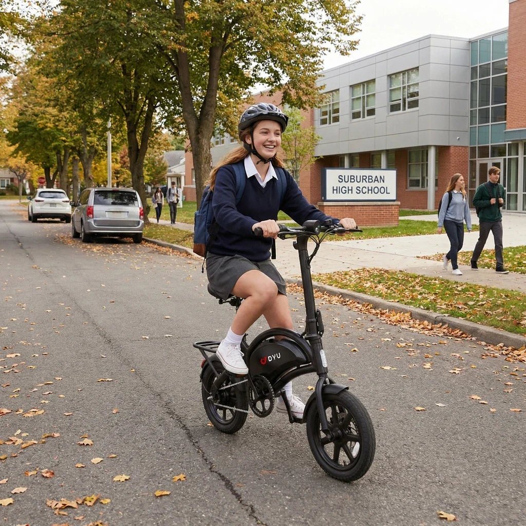 DYU D3F-MINI 350W Electric Folding Bike - The Wright Bikes