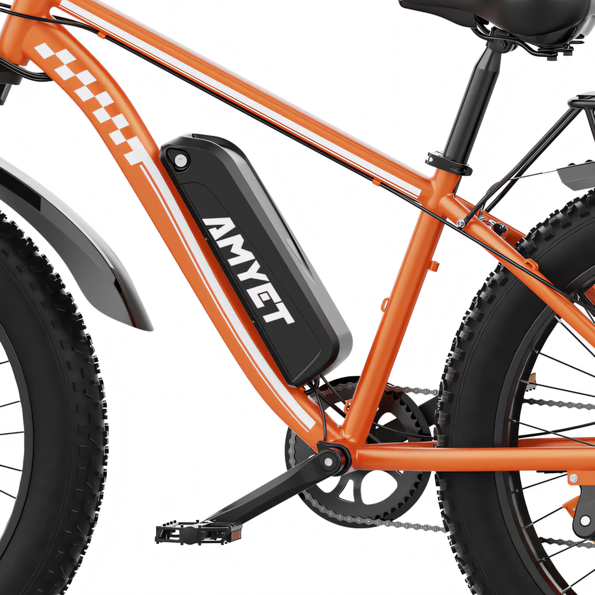 AMYET EB26 1000W 26-Inch Fat Tire Mountain E-Bike