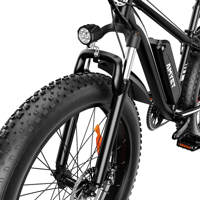 AMYET EB26 1000W 26 - Inch Fat Tire Mountain E - Bike - The Wright Bikes