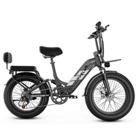 CYBERVELO EK12 750W 20" Fat Tire Cargo E - Bike - The Wright Bikes