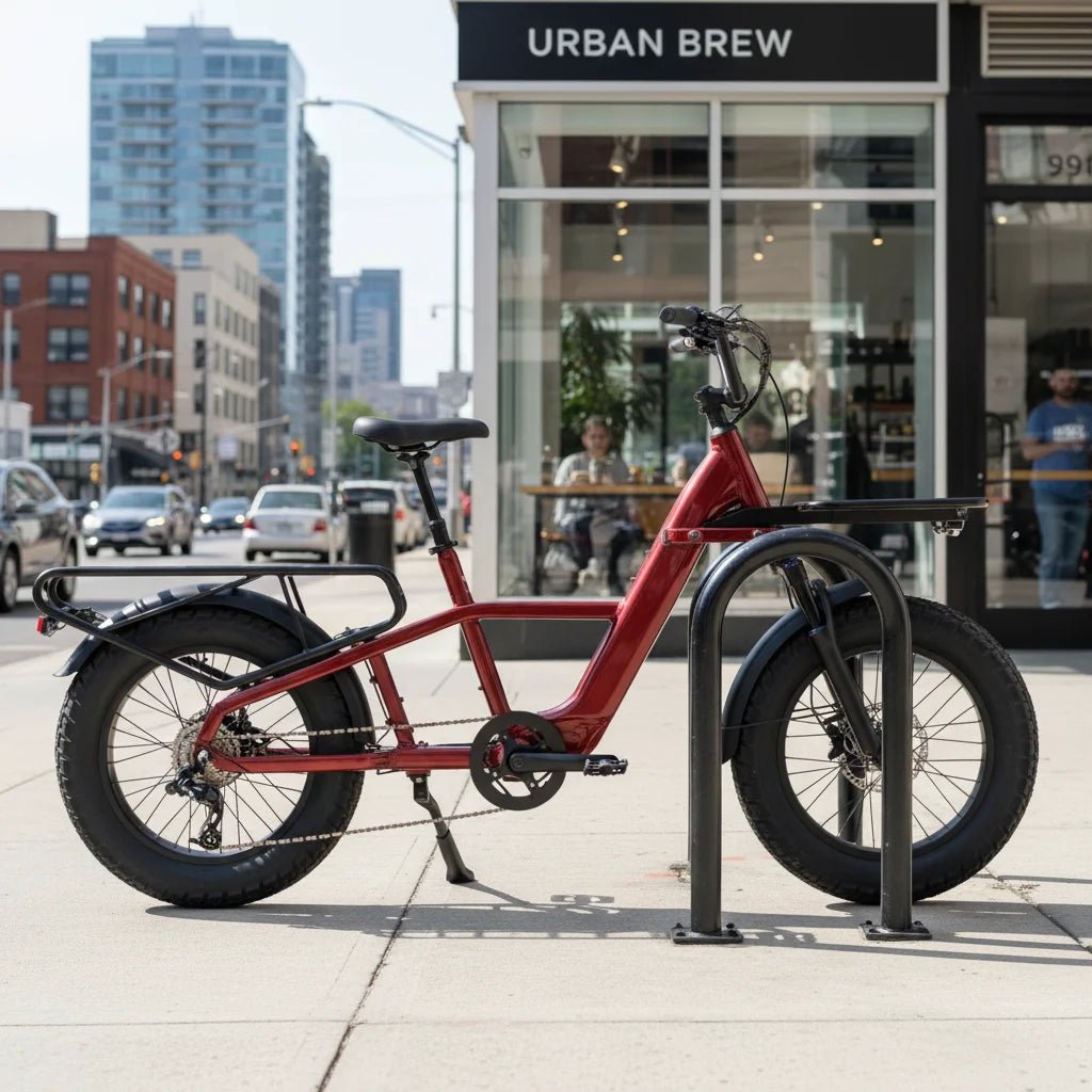 STANDARD 750W 48V Fat Tire Cargo E - Bike - The Wright Bikes
