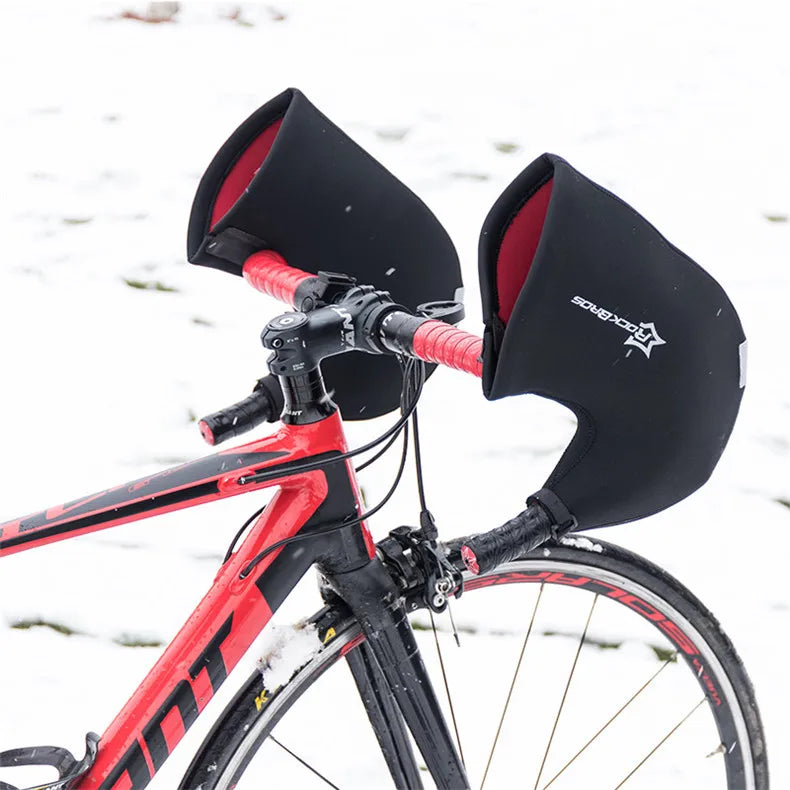ROCKBROS Thermal Winter Cycling Handlebar Gloves