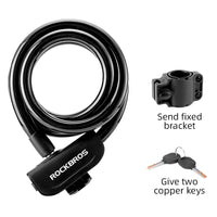 ROCKBROS Anti - Theft Portable Bicycle Cable Lock - The Wright Bikes