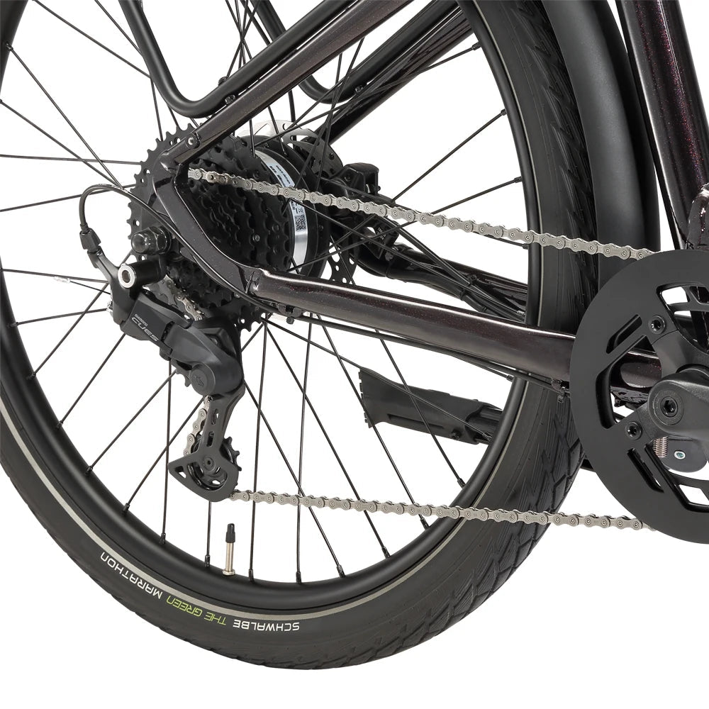 STANDARD 350W 9 - Speed Hybrid City E - Bike - The Wright Bikes