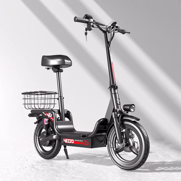 HEZZO T3 500W 15AH 32MPH Electric Scooter W/Basket - The Wright Bikes