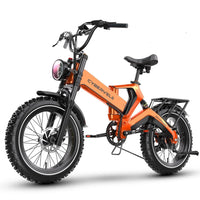 CYBERVELO EK6 2000W 8-Speed Fat Tire Folding E-Bike