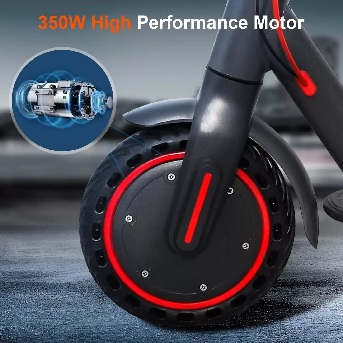 LADPED LP60 350W 5.2AH 19MPH Folding Electric Scooter