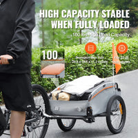 VEVOR Waterproof 20" Bike Cargo Trailer - The Wright Bikes