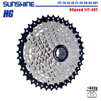 SUNSHINE Bicycle Cassette 8/9/10/11/12Speed Freewheel HG Structure Sprocket 32/36T/40T/42T/46T/50T/52T Flywheel For SHIMANO/SRAM - The Wright Bikes