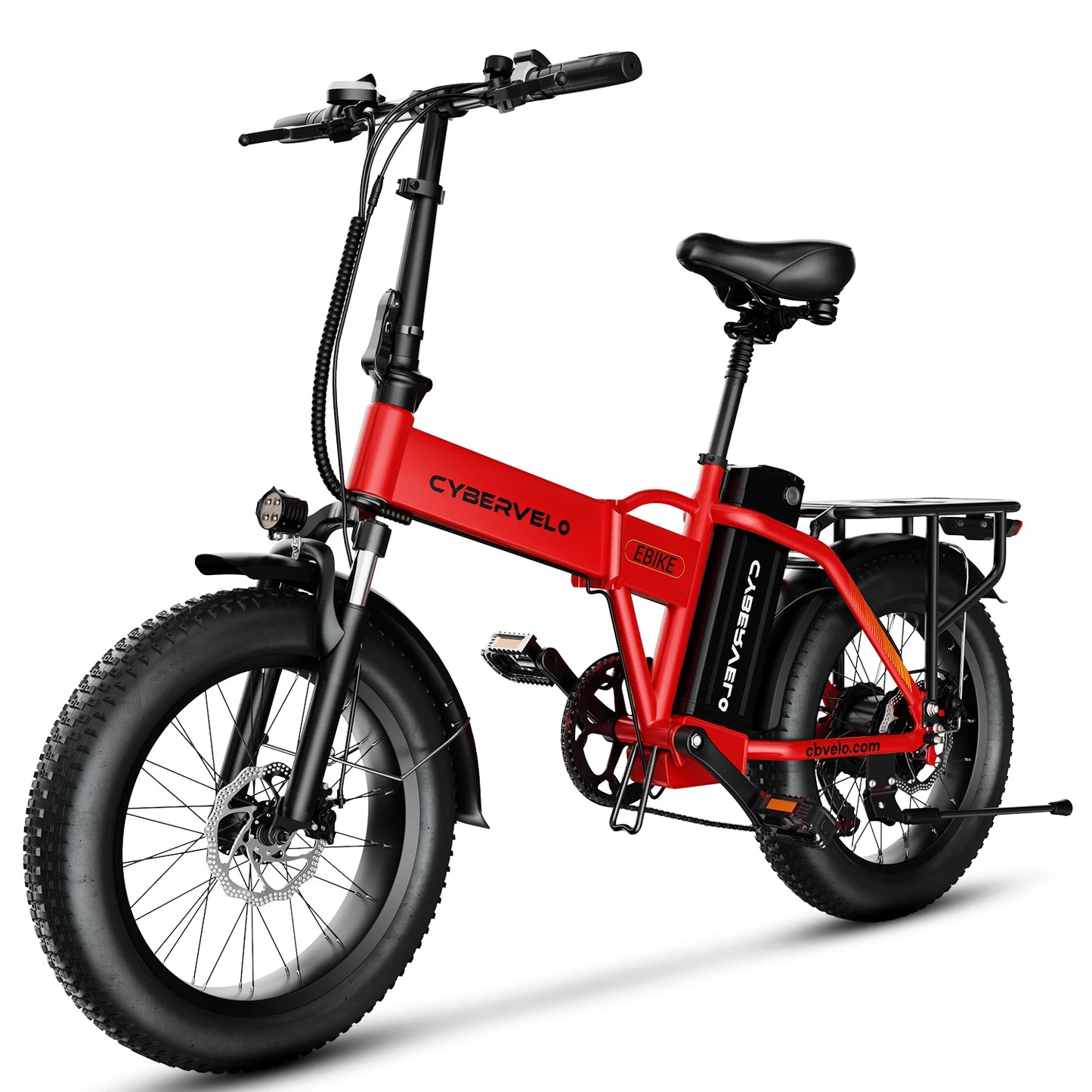 CYBERVELO EK4 1000W 7-Speed Fat Tire Folding E-Bike