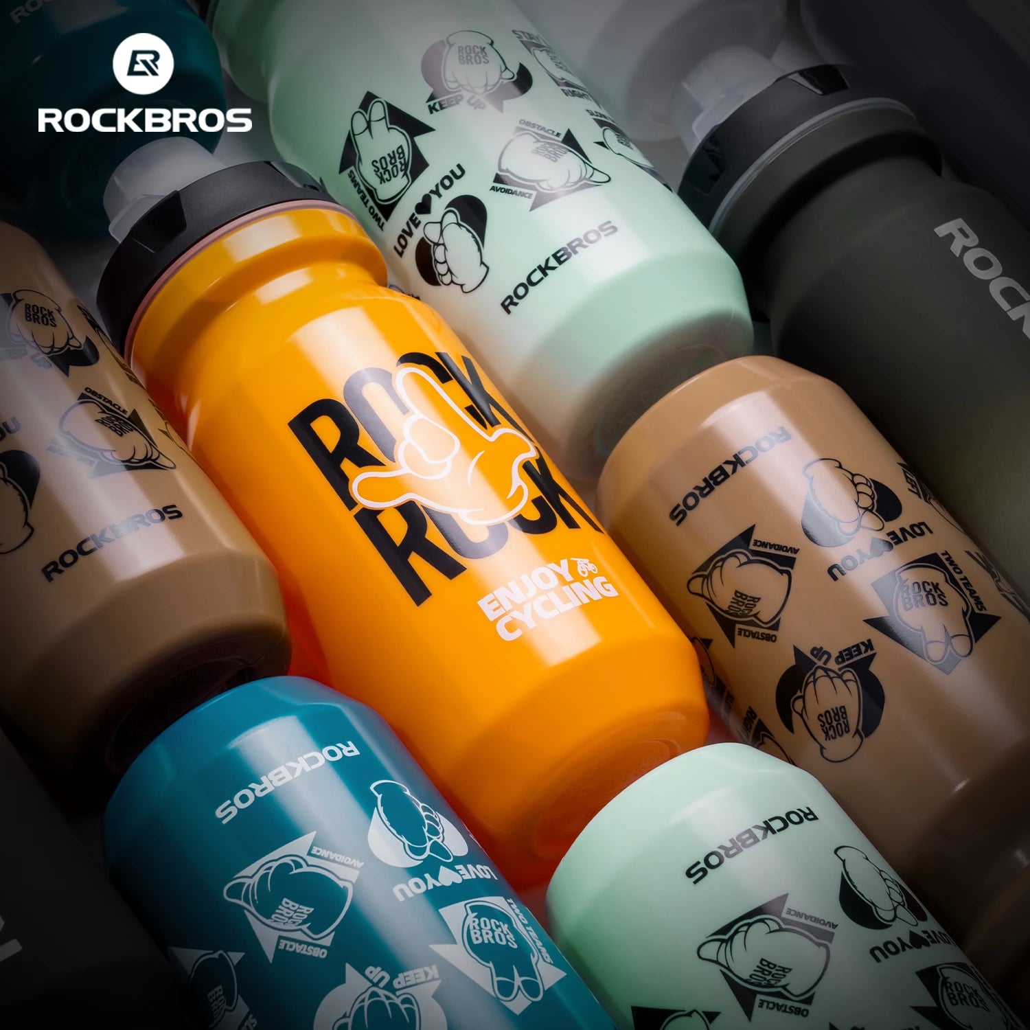 ROCKBROS 600/750ml Lightweight Sports Cycling Water Bottle - The Wright Bikes