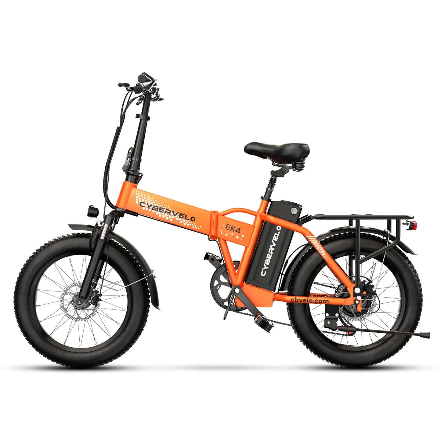 CYBERVELO EK4 1000W 7-Speed Fat Tire Folding E-Bike