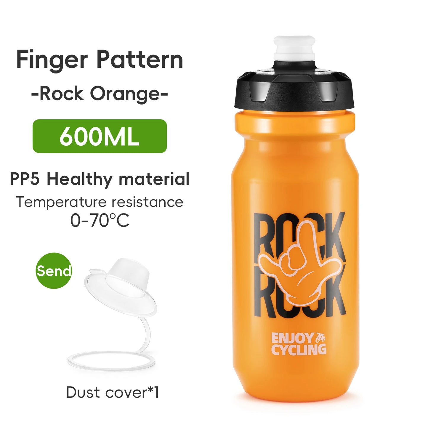 ROCKBROS 600/750ml Lightweight Sports Cycling Water Bottle - The Wright Bikes